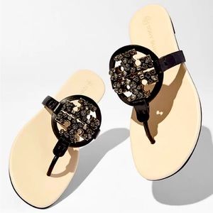 Tory Burch Crystal Miller soft sandal
